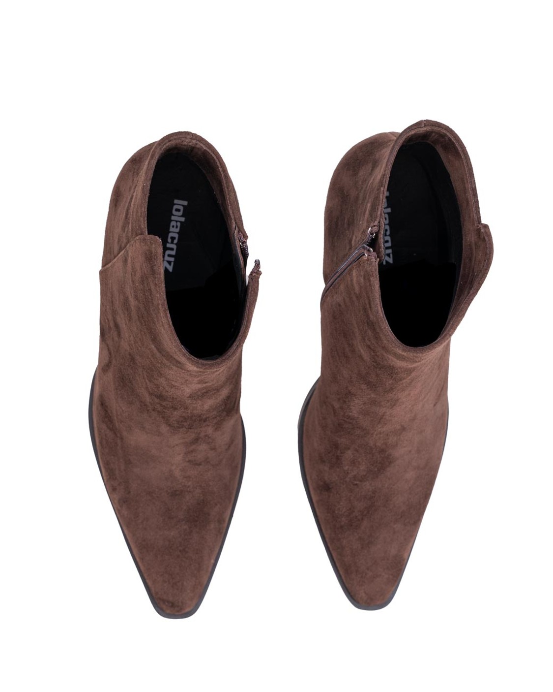shop LOLACRUZ  Stivale: Lola Cruz stivaletti "Solenne" in pelle.
Modello Solenne Boots 75 con punta affusolata.
Gambale basso.
Tacco a spillo 7,5 cm.
Composizione: 100% Pelle.
Fabbricato in Spagna.. 023T30-M number 1047712